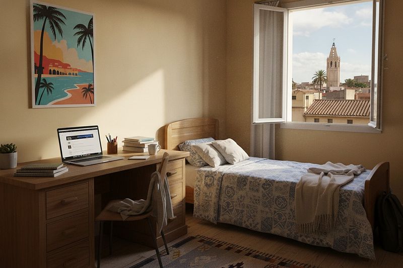 Habitación de estudiante en piso compartido (imagen ilustrativa)