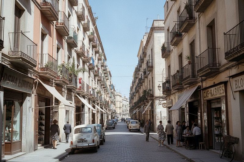 Calle de un barrio popular de Valencia (imagen ilustrativa)